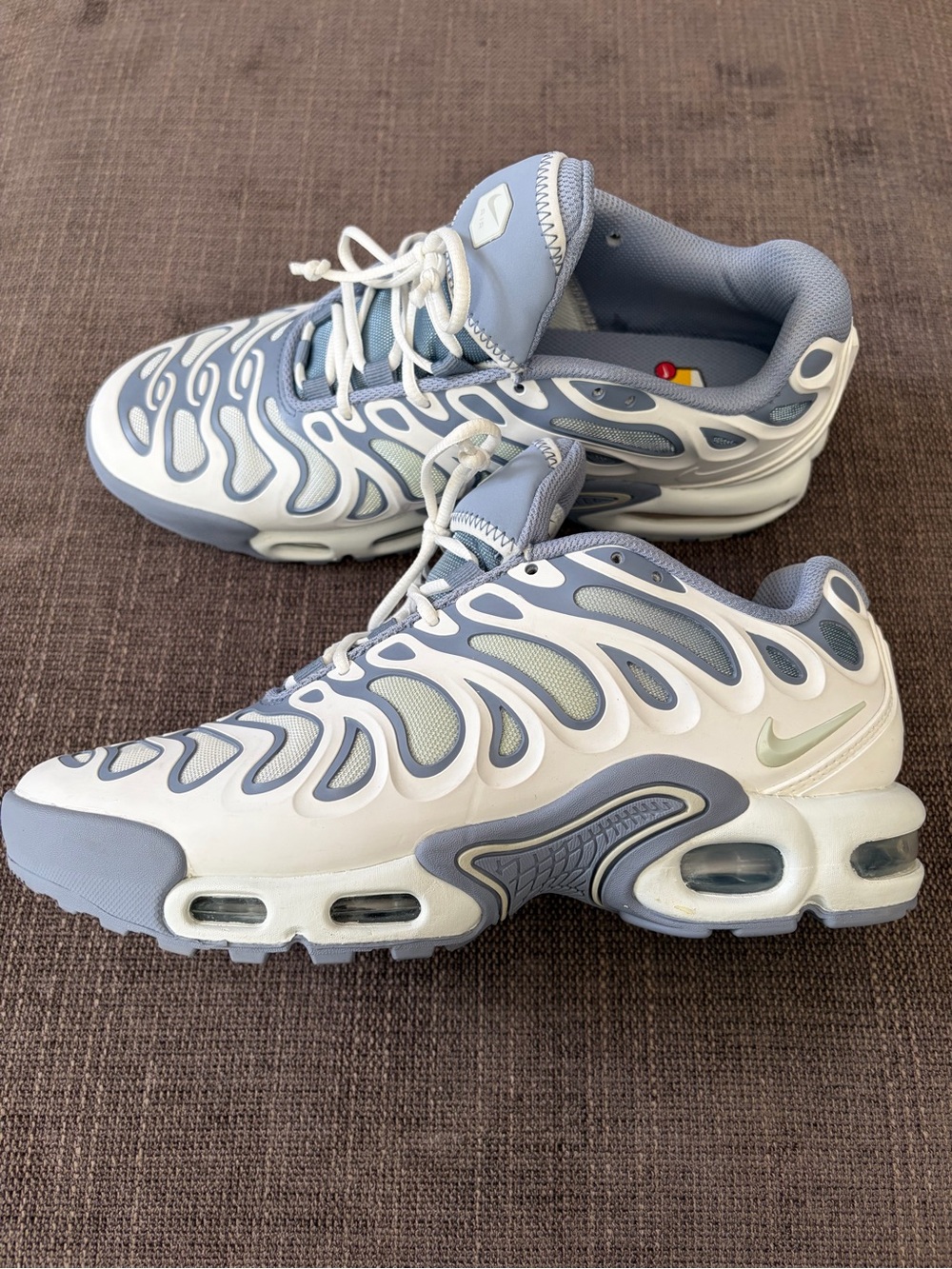 Nike Air Max Plus Retro Sneakers in Light Blue and White